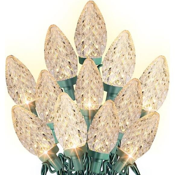 100 LED 66FT Waterproof Connectable Green Wire Fairy Lights Christmas Lights - Picture 7 of 7